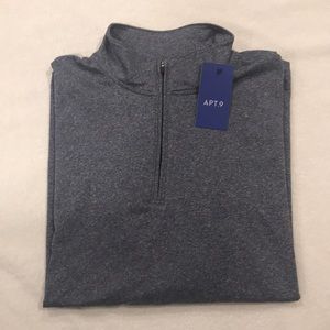 COPY - NWT. Apt 9 Mens Large 1/4 zip long sleeve …